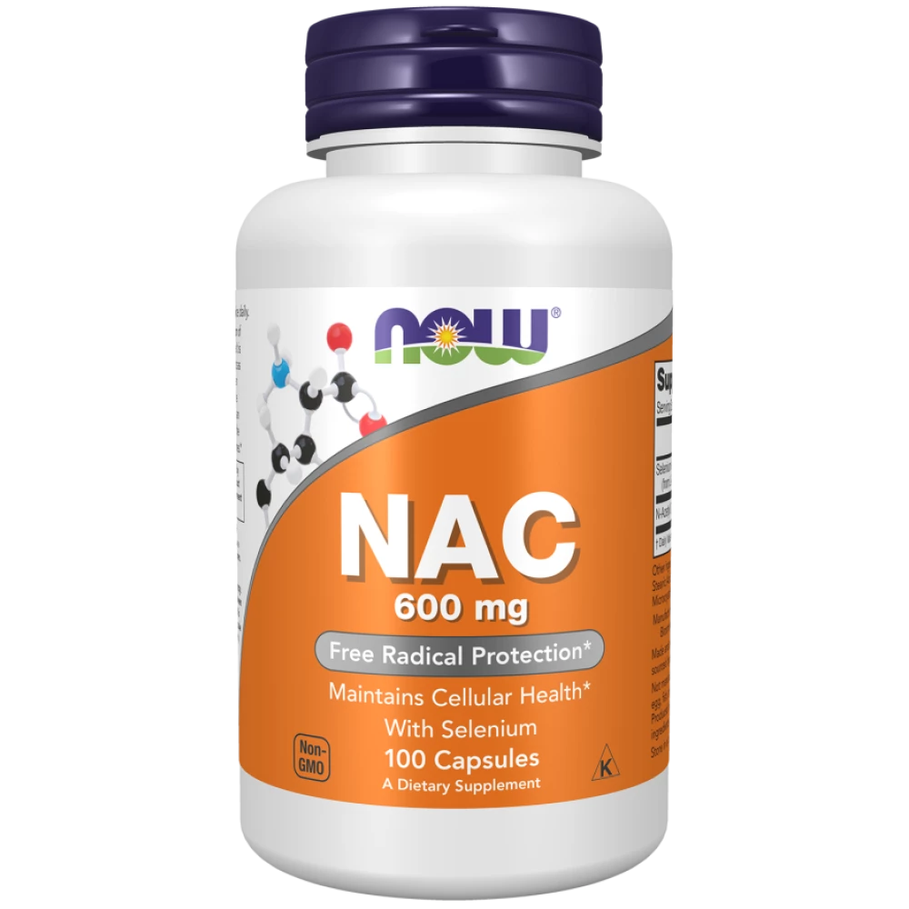 NOW - NAC 600 mg - 100 kapsułek